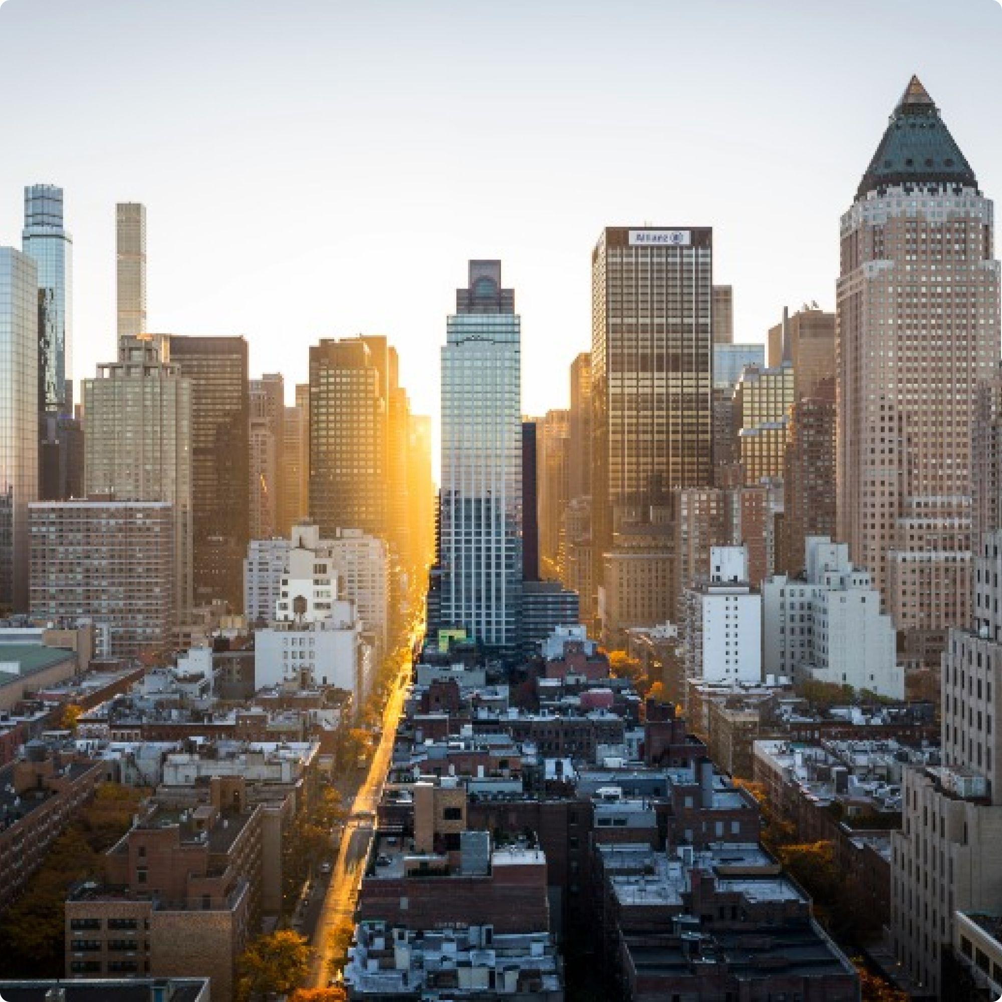 Photo of city skyline